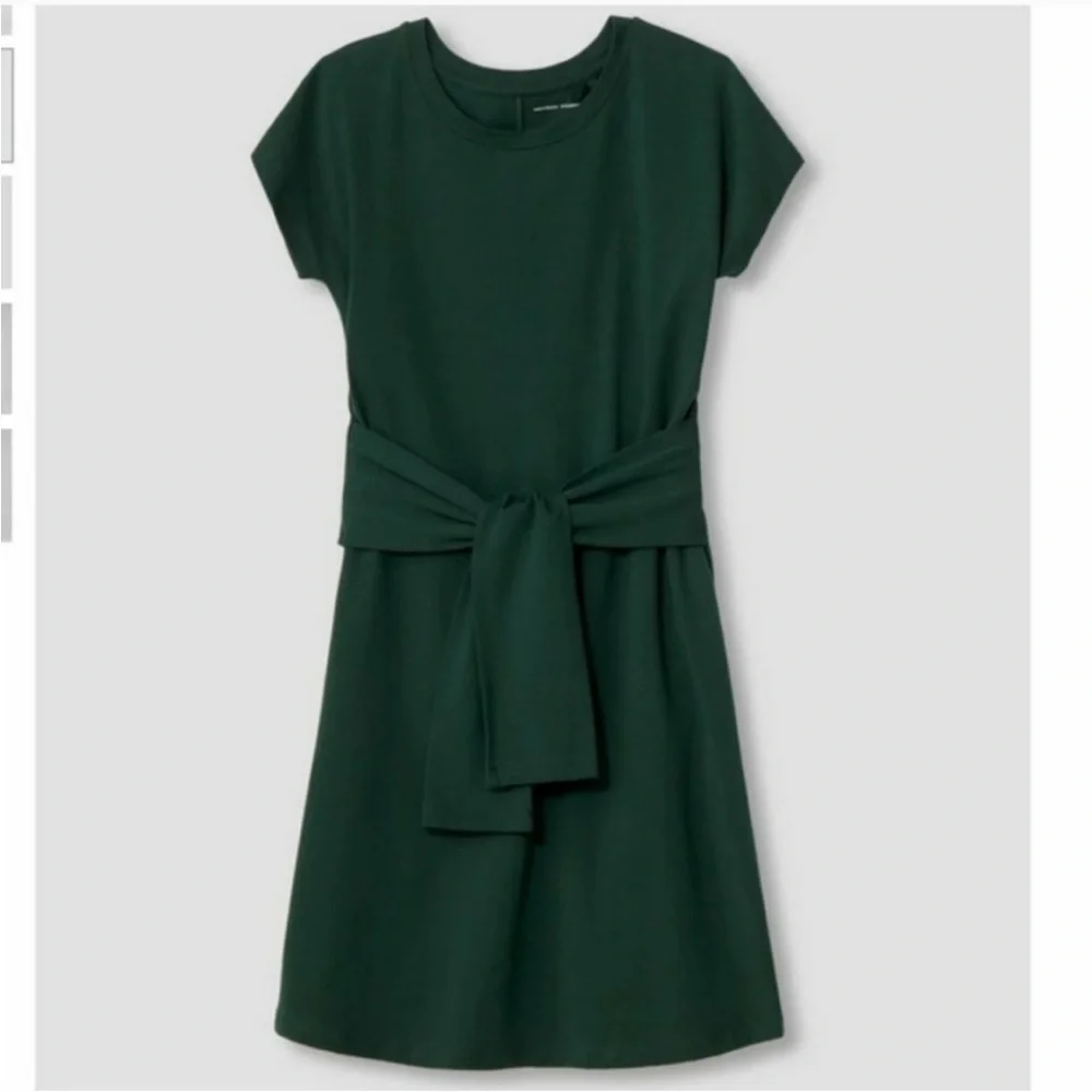 Universal Standard Misa Classic Jersey Tie Waist Dress Green Size 2 - 4